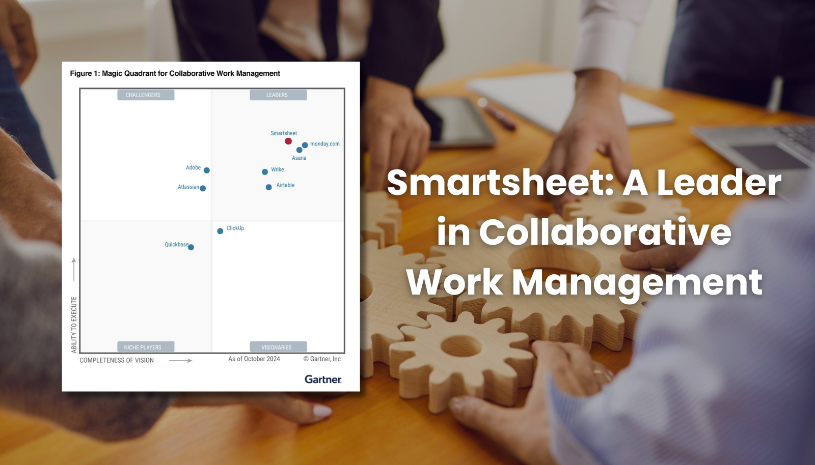 Smartsheet Named a Leader in Gartner's 2024 Magic Quadrant for